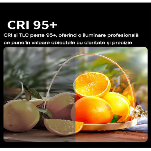 lampa led portabila profesionala nexima® 99 led uri, cri95+, reglaj 2500k 9000k, acumulator 2000mah, suport pentru telefon, laptop, dslr, husa inclusa, ideala pentru vlog, live streaming, fotografie